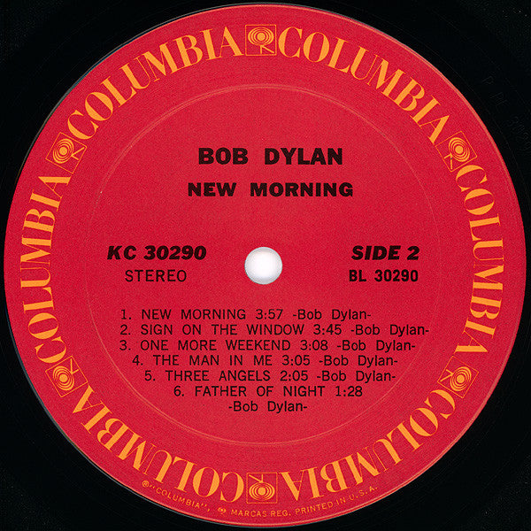 Bob Dylan : New Morning (LP, Album, Pit)