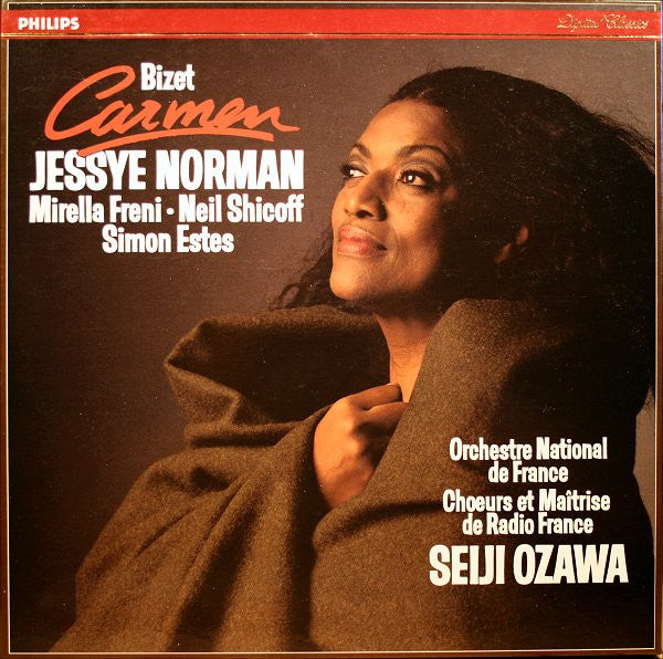 Georges Bizet - Jessye Norman, Mirella Freni, Neil Shicoff, Simon Estes, Orchestre National De France, Chœur de Radio France Et Maîtrise De Radio France, Seiji Ozawa : Carmen (3xLP, Album + Box)