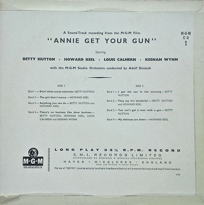 Various : Annie Get Your Gun (Original Soundtrack) (10")