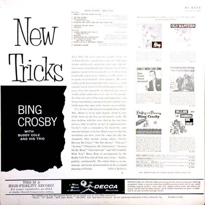 Bing Crosby With The Buddy Cole Trio : New Tricks . . . (LP, Album, Mono)