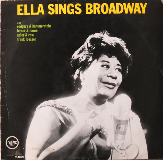 Ella Fitzgerald With Rodgers & Hammerstein, Lerner & Loewe, Richard Adler & Jerry Ross (2), Frank Loesser : Ella Sings Broadway (LP, Album)