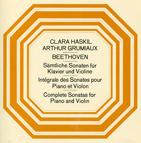 Arthur Grumiaux, Clara Haskil, Ludwig van Beethoven : Sämtliche Sonaten Für Klavier Und Violine = Complete Sonatas For Piano And Violin (4xLP, RE + Box)