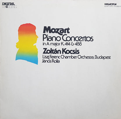 Wolfgang Amadeus Mozart, Zoltán Kocsis, Liszt Ferenc Chamber Orchestra, János Rolla : Piano Concertos In A Major K.414 & 488 (LP, Album, Dig)