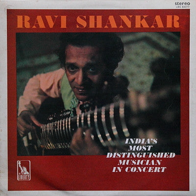 Ravi Shankar : In Concert (LP, Album, RE)