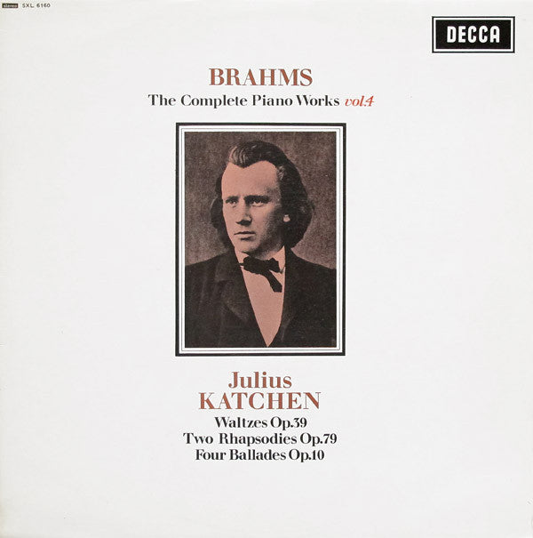 Johannes Brahms, Julius Katchen : The Complete Piano Works Vol. 4 (LP)