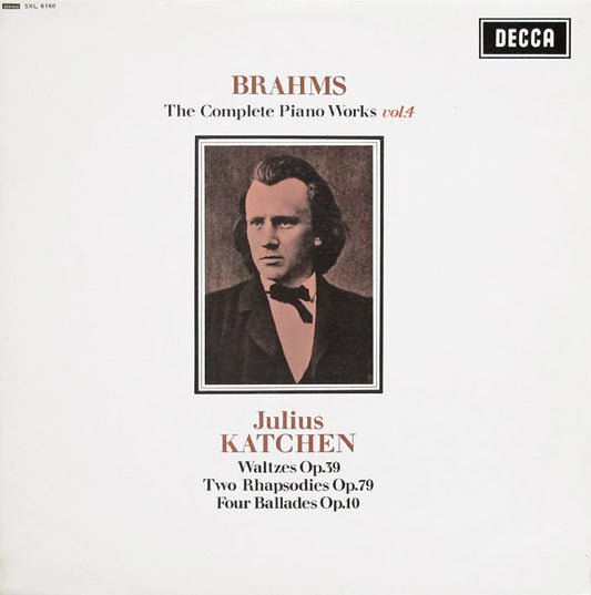 Johannes Brahms, Julius Katchen : The Complete Piano Works Vol. 4 (LP)