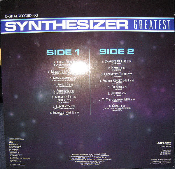 Ed Starink : Synthesizer Greatest (LP, Album)