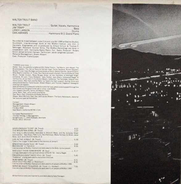 Walter Trout Band : Life In The Jungle (LP, Album)