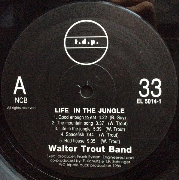 Walter Trout Band : Life In The Jungle (LP, Album)