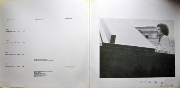 Keith Jarrett : The Köln Concert (2xLP, Album, RE, Unl)