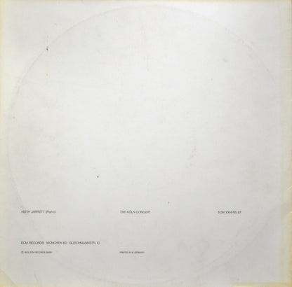 Keith Jarrett : The Köln Concert (2xLP, Album, RE, Unl)