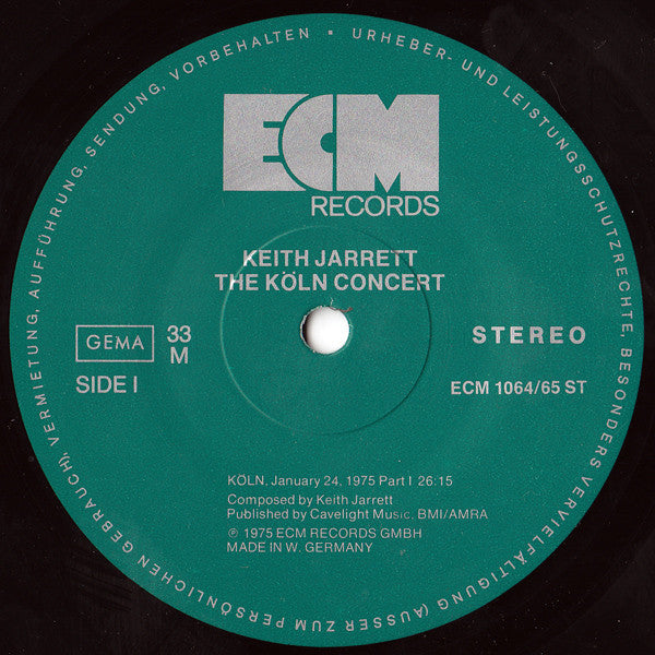 Keith Jarrett : The Köln Concert (2xLP, Album, RE, Unl)