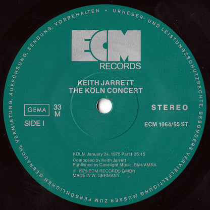 Keith Jarrett : The Köln Concert (2xLP, Album, RE, Unl)