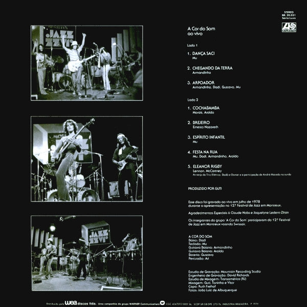 A Cor Do Som : Ao Vivo - Montreux International Jazz Festival (LP, Album)