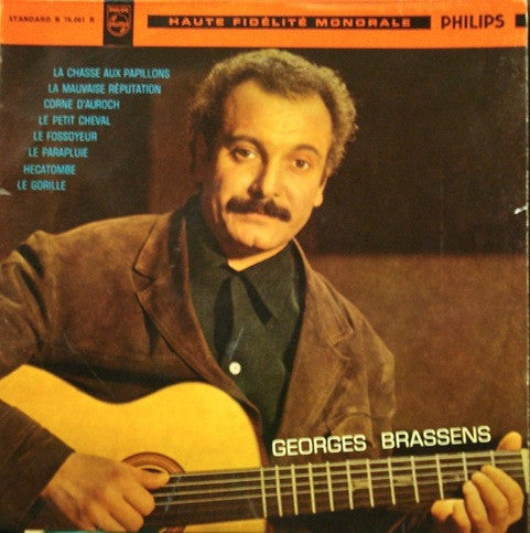 Georges Brassens : Georges Brassens Chante Les Chansons Poétiques (... Et Souvent Gaillardes) De... Georges Brassens (10", Album, Mono, RE)