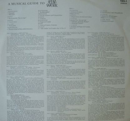 Various : A Musical Guide To Das Alte Werk (LP)