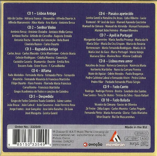 Various : Original Fado De Lisboa (10xCD, Comp + Box)