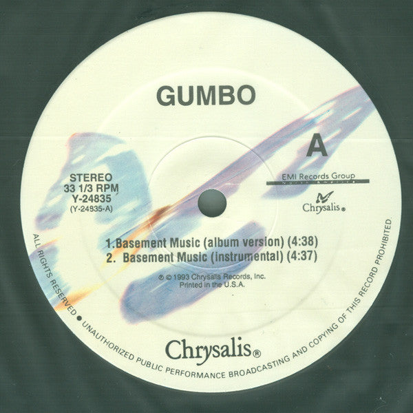Gumbo (3) : Basement Music (12")