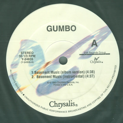 Gumbo (3) : Basement Music (12")