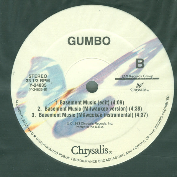 Gumbo (3) : Basement Music (12")