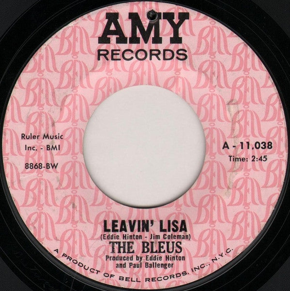 The Bleus : Milk And Honey (7", Styrene)