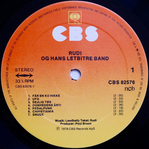 Rudi & Hans Letbitre Band : Rudi & Hans Letbitre Band (LP, Album)
