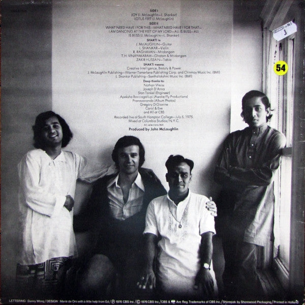 Shakti (2) With John McLaughlin : Shakti With John McLaughlin (LP, Album)