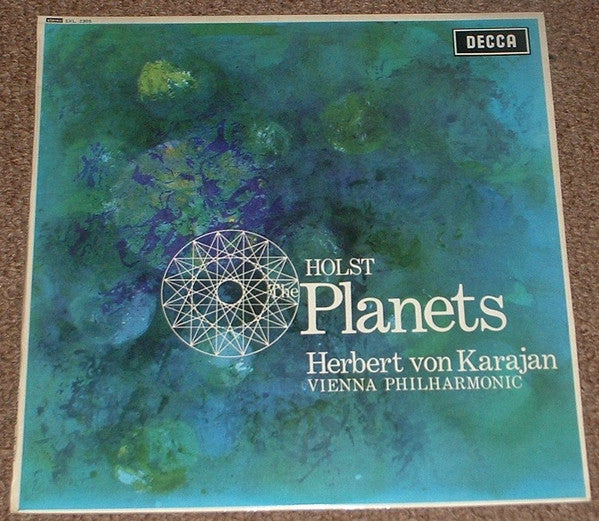 Gustav Holst - Herbert von Karajan, Wiener Philharmoniker : The Planets (LP, RP, ED4)