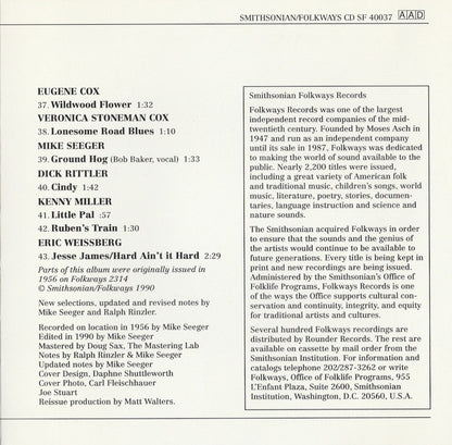 Various : American Banjo: Three-Finger And Scruggs Style (CD, Album, RE)