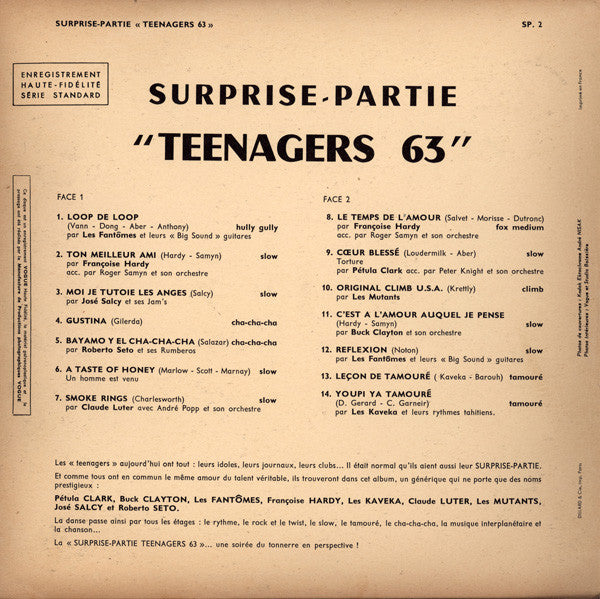 Various : Surprise Partie Teenagers 63 (LP, Comp, Mono)