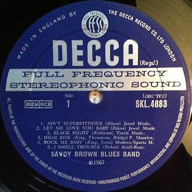 Savoy Brown : Shake Down (LP, Album)