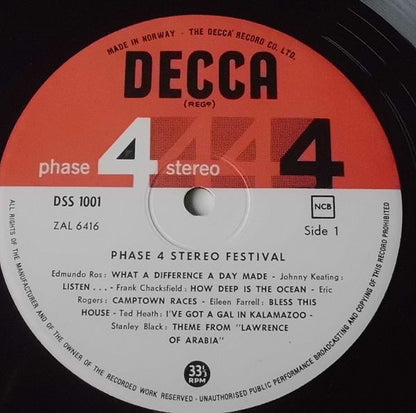 Various : Phase 4 Stereo Festival (LP, Comp)