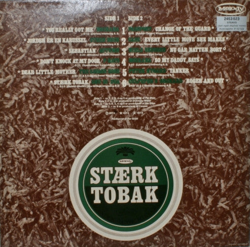 Various : Stærk Tobak & Anden Dansk Mixture (LP, Comp)