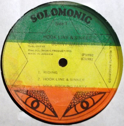 Bunny Wailer : Hook Line & Sinker (LP, Album)