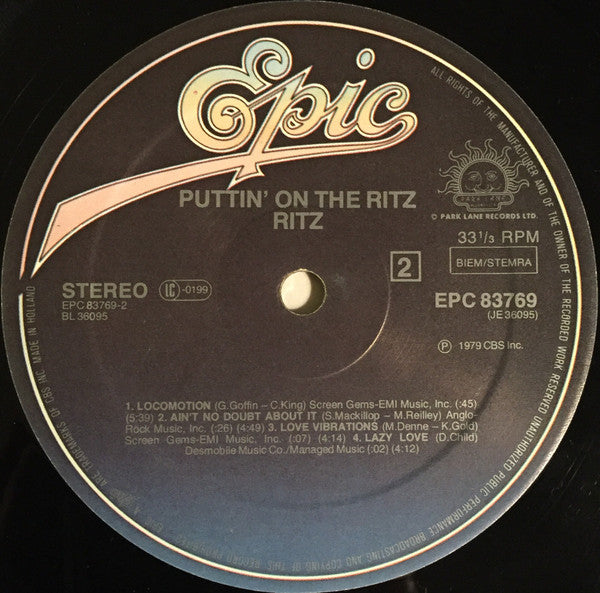 Ritz : Puttin' On The Ritz (LP, Album)