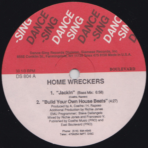 Home Wreckers : Jackin (12")