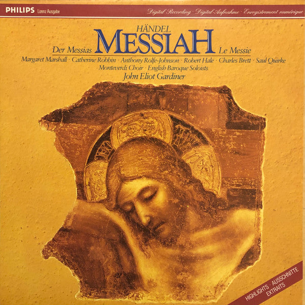 Georg Friedrich Händel, John Eliot Gardiner : Messiah (LP)