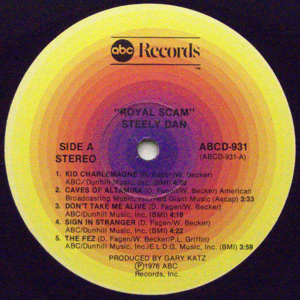 Steely Dan : The Royal Scam (LP, Album)