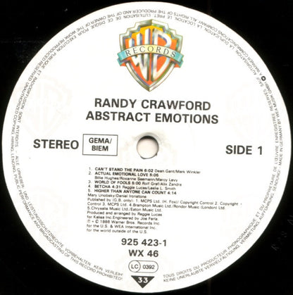 Randy Crawford : Abstract Emotions (LP, Album)