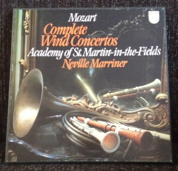 Wolfgang Amadeus Mozart, The Academy Of St. Martin-in-the-Fields, Sir Neville Marriner : Complete Wind Concertos (4xLP + Box)