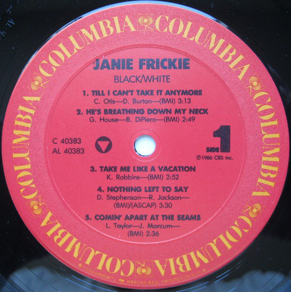 Janie Fricke : Black & White (LP, Album, Pit)