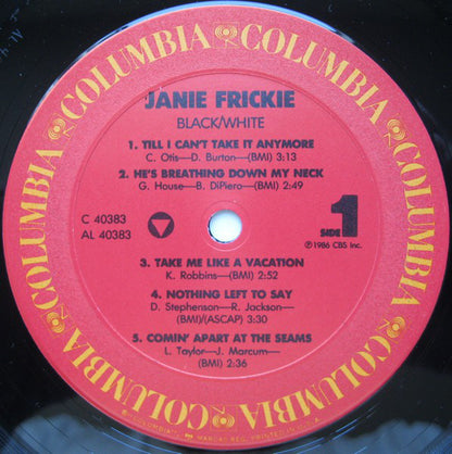 Janie Fricke : Black & White (LP, Album, Pit)