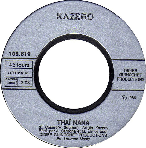 Kazero : Thaï Na Na (7", Single)