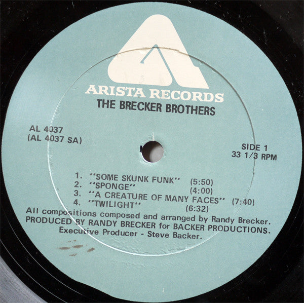 The Brecker Brothers : The Brecker Bros. (LP, Album)