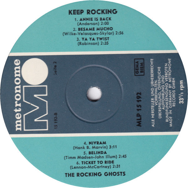 Rocking Ghosts : Keep Rocking (LP, Album)