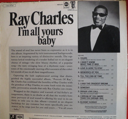 Ray Charles : I'm All Yours-Baby! (LP, Album)