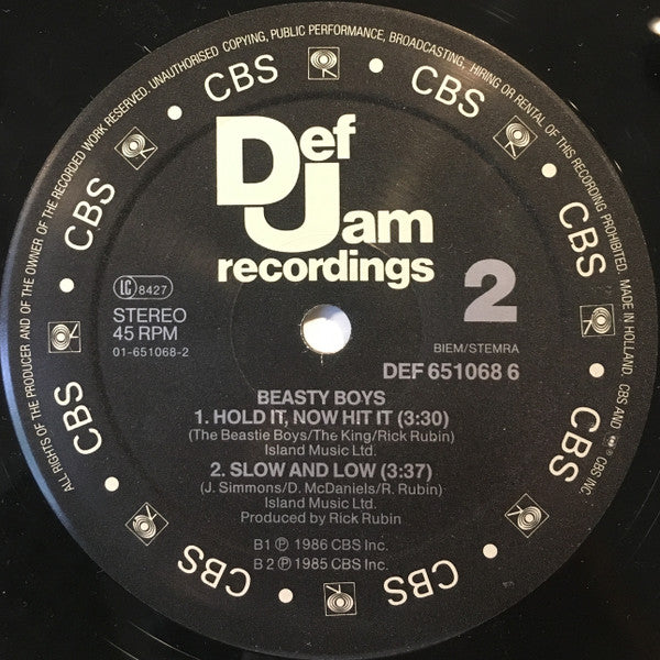 Beastie Boys : She's On It (12", Maxi)