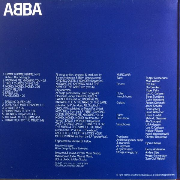 ABBA : Greatest Hits Vol. 2 (LP, Comp, Gat)