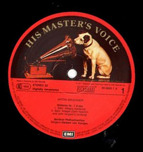 Anton Bruckner, Berliner Philharmoniker, Herbert Von Karajan : Symphonie No. 7 (LP, RM)