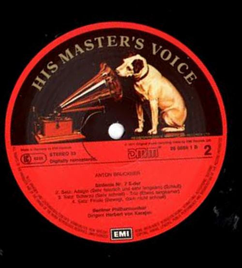 Anton Bruckner, Berliner Philharmoniker, Herbert Von Karajan : Symphonie No. 7 (LP, RM)